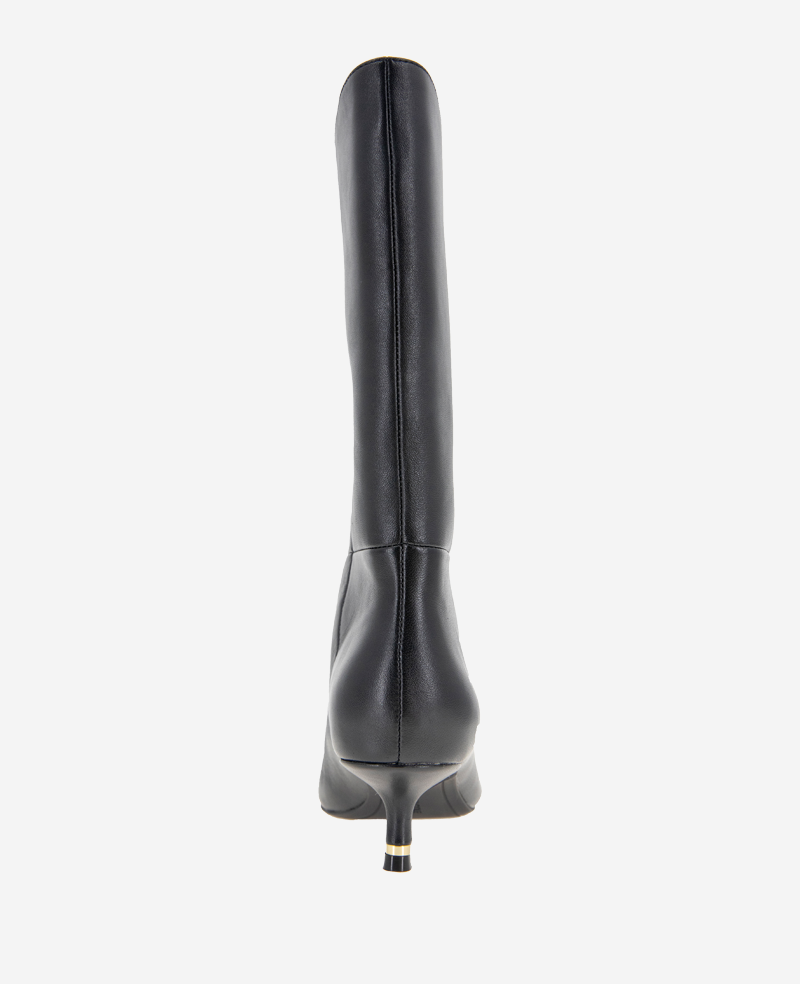 Meryl Leather Bootie Black Leather