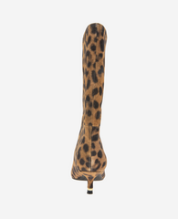 Meryl Suede Leopard Bootie Leopard Suede