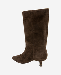 Meryl Suede Bootie Chocolate Suede