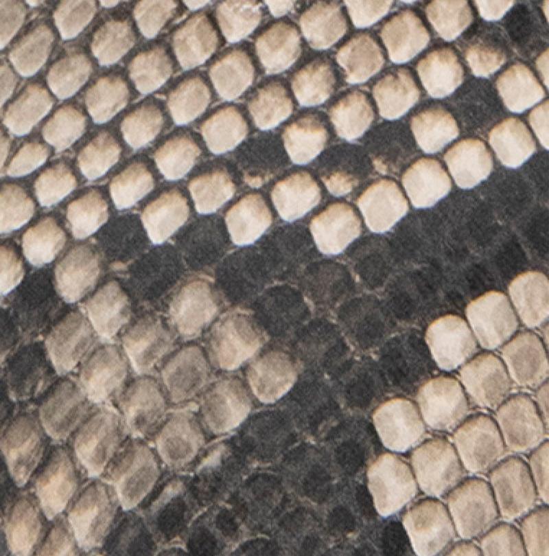 Quincy Snakeskin Leather Heel Ankle Bootie Taupe Snake