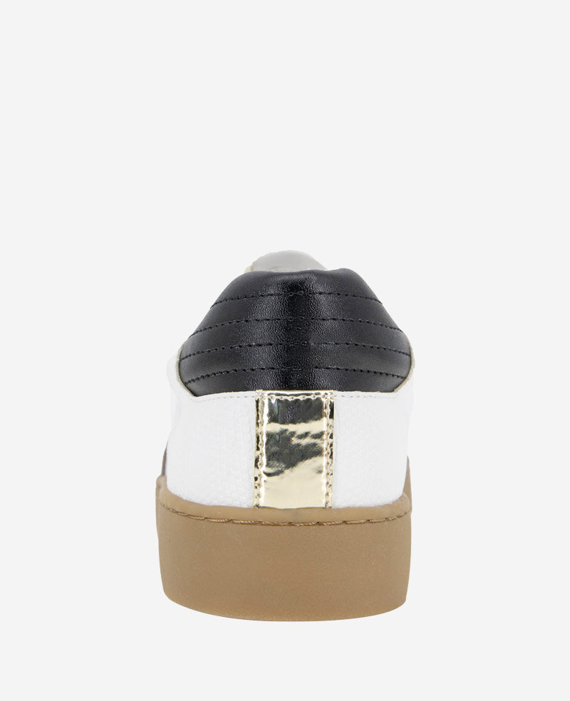 Sam Leather Sneaker Grey/White