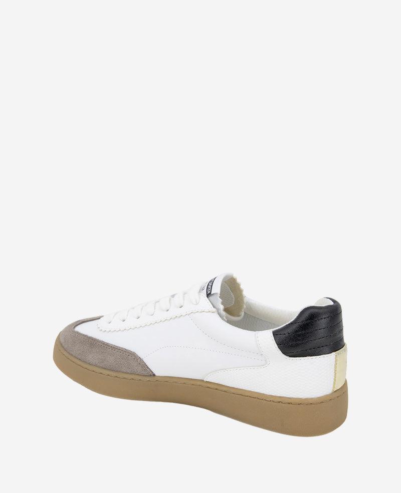 Sam Leather Sneaker Grey/White