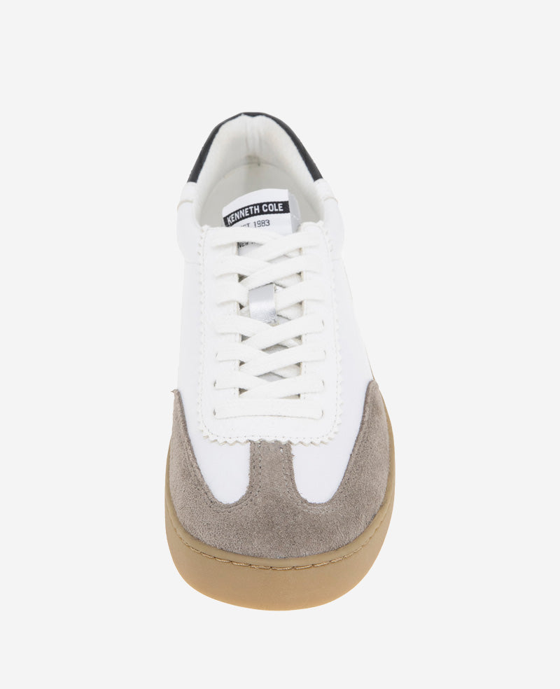 Sam Leather Sneaker Grey/White