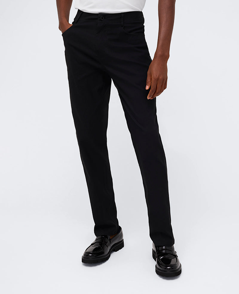 Slim Tapered 5-Pocket Pant Black