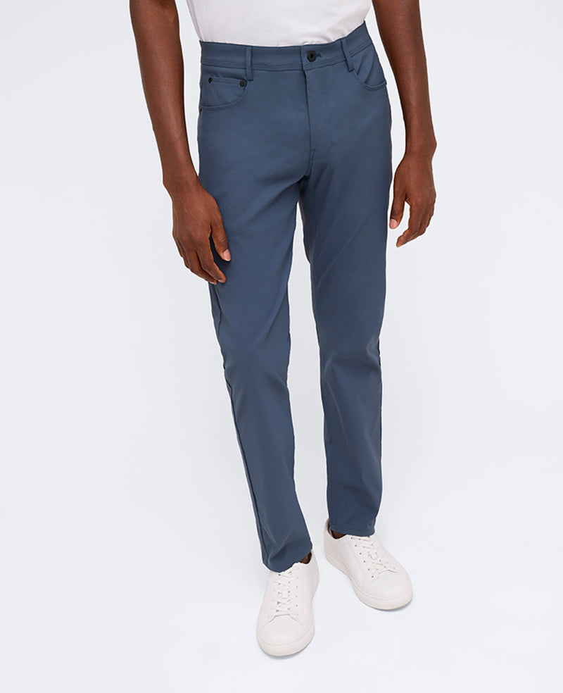Slim Tapered 5-Pocket Pant Teal