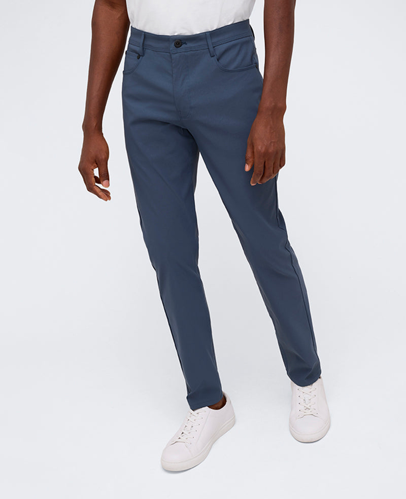 Slim Tapered 5-Pocket Pant Teal
