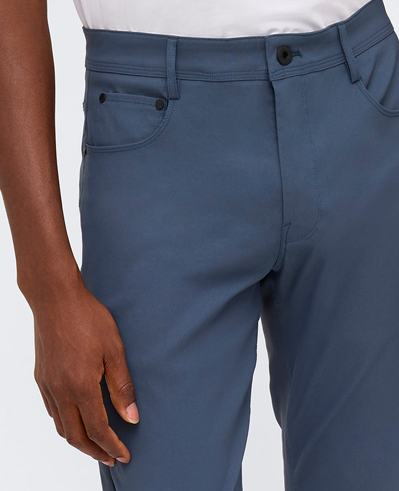 Slim Tapered 5-Pocket Pant Teal