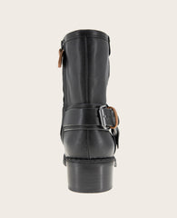 GENTLE SOULS - Barker Leather Moto Boot Black Leather