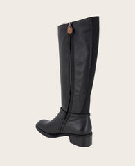 GENTLE SOULS - Barrett Leather Knee Boot Black Leather
