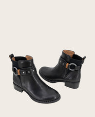 GENTLE SOULS - Bowen Leather Double Gore Boot Black Leather