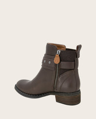 GENTLE SOULS - Bowen Leather Double Gore Boot Chocolate Leather