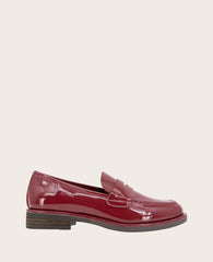 GENTLE SOULS - Cybil Crinkle Patent Loafer Rio Red Patent