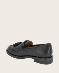 GENTLE SOULS - Cydney Leather Tassel Loafer Black Leather