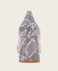 GENTLE SOULS - Dionne Snakeskin Leather Heel Taupe Snake Leather