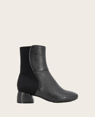 GENTLE SOULS - Emily Leather Elastic Side Zip Boot Black Leather