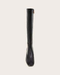 GENTLE SOULS - Emily Tall Leather Elastic Boot Black Leather