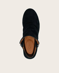 GENTLE SOULS - Emma Suede Double Zip Bootie Black Suede