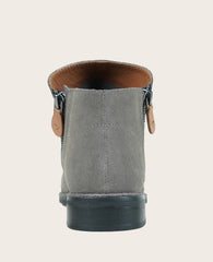 GENTLE SOULS - Emma Suede Double Zip Bootie Cement Suede