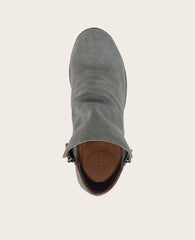 GENTLE SOULS - Emma Suede Double Zip Bootie Cement Suede