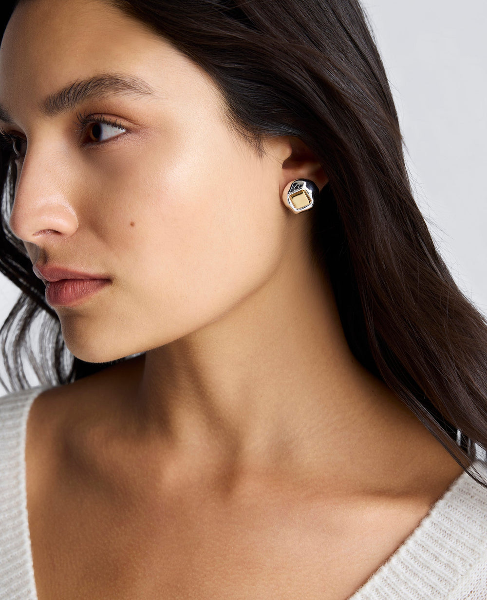 Oma The Label Mental Health Coalition Earrings Two Tone