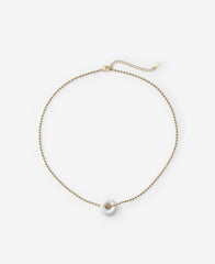 BONBONWHIMS Mental Health Coalition Charm Necklace - White White