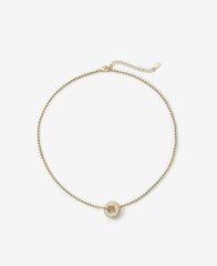 BONBONWHIMS Mental Health Coalition Charm Necklace - White White