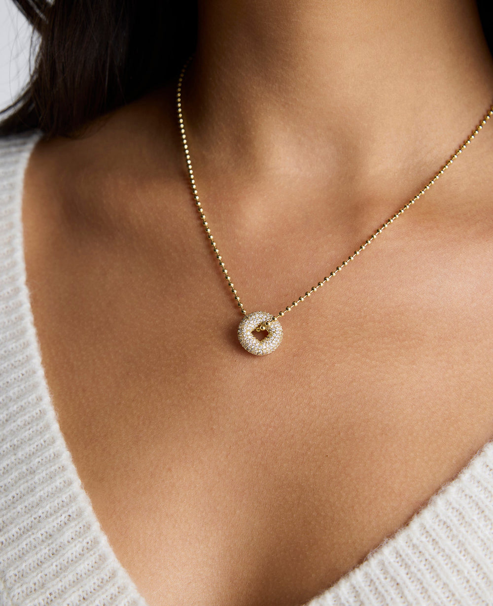BONBONWHIMS Mental Health Coalition Charm Necklace - White White