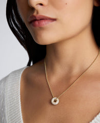 BONBONWHIMS Mental Health Coalition Charm Necklace - Black Black