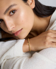 Alexa Leigh Mental Health Coalition Bracelet Yellow Gold