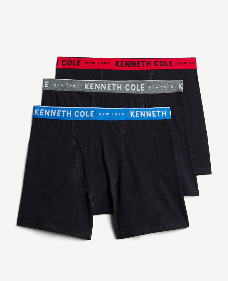Stretch Boxer Briefs 3-Pack Black
