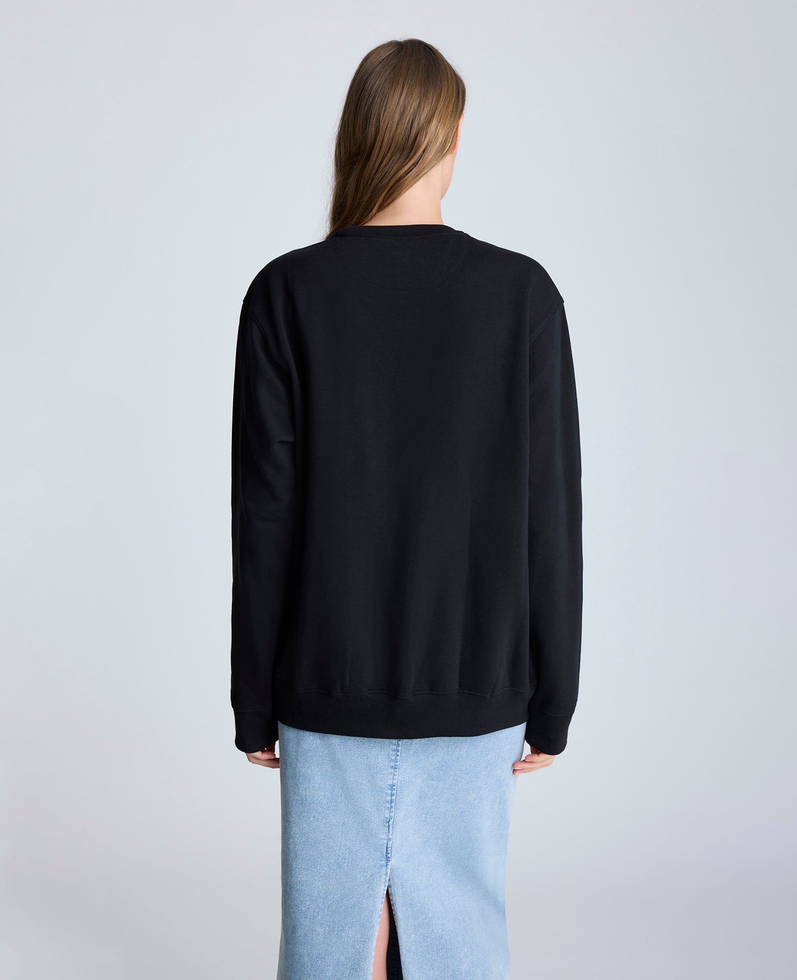 Site Exclusive! Kenneth Cole Embroidered Logo Sweatshirt Black
