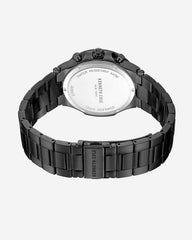 Contrast Dress Sport Watch Black