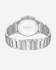 Classic Bracelet Watch With Date Disc Silver
