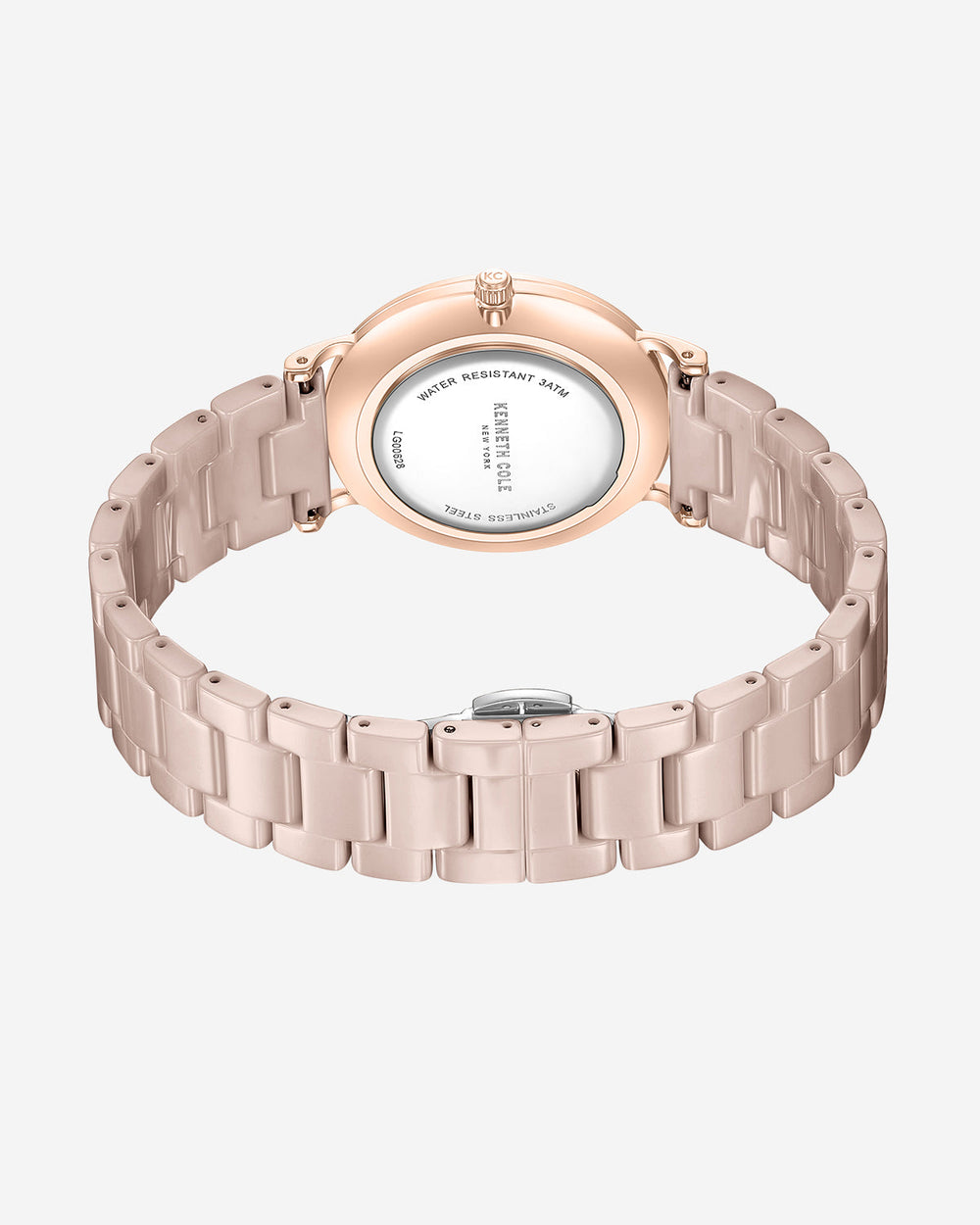 Patterned Pearl Ceramic Bracelet Watch Brown