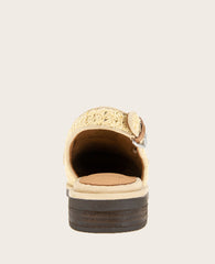 GENTLE SOULS - Caleb Raffia Slingback Natural Raffia