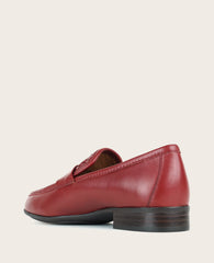 GENTLE SOULS - Crew Woven Leather Loafer Rio Red Leather