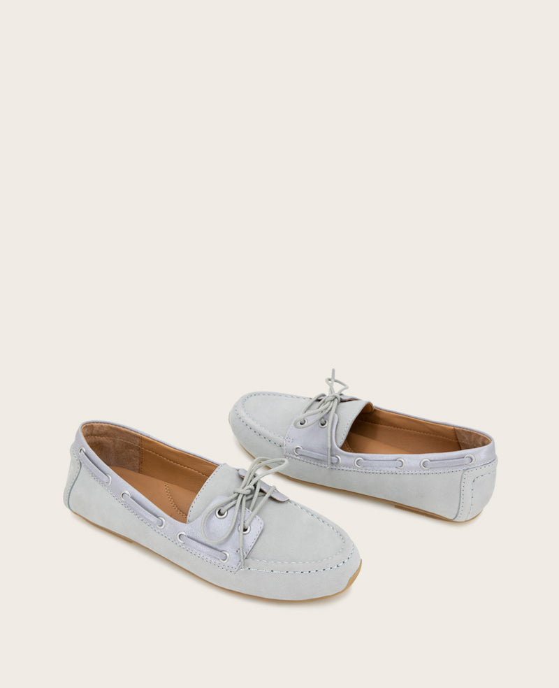 GENTLE SOULS - Marina Leather Boat Shoe Ashley Blue Leather