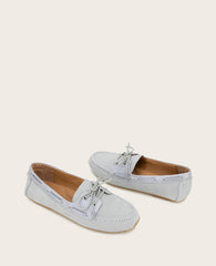 GENTLE SOULS - Marina Leather Boat Shoe Ashley Blue Leather