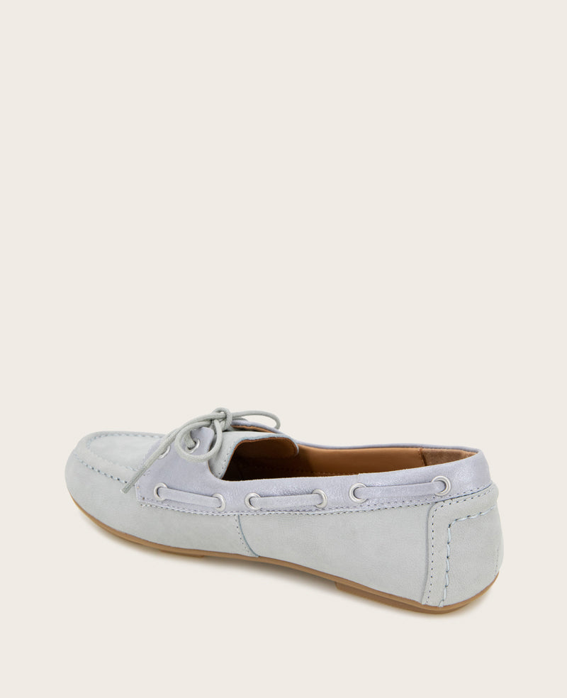 GENTLE SOULS - Marina Leather Boat Shoe Ashley Blue Leather
