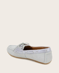 GENTLE SOULS - Marina Leather Boat Shoe Ashley Blue Leather