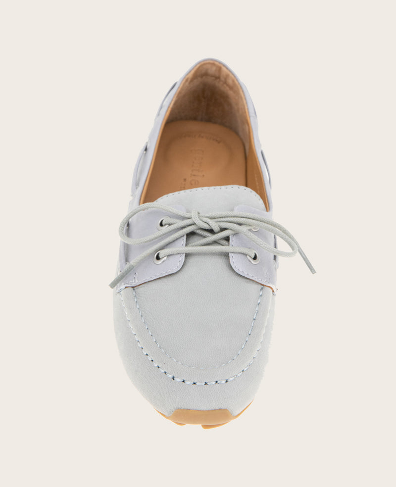 GENTLE SOULS - Marina Leather Boat Shoe Ashley Blue Leather