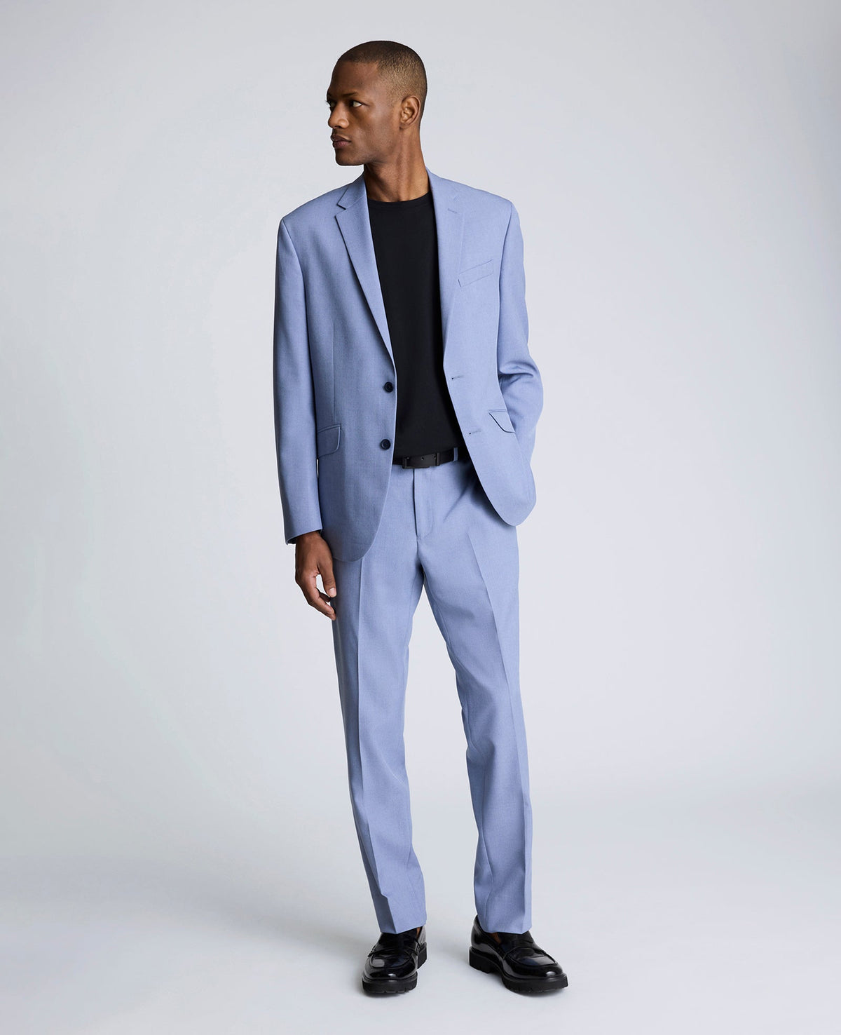 Ready Flex Slim Fit Nested Suit Light Blue
