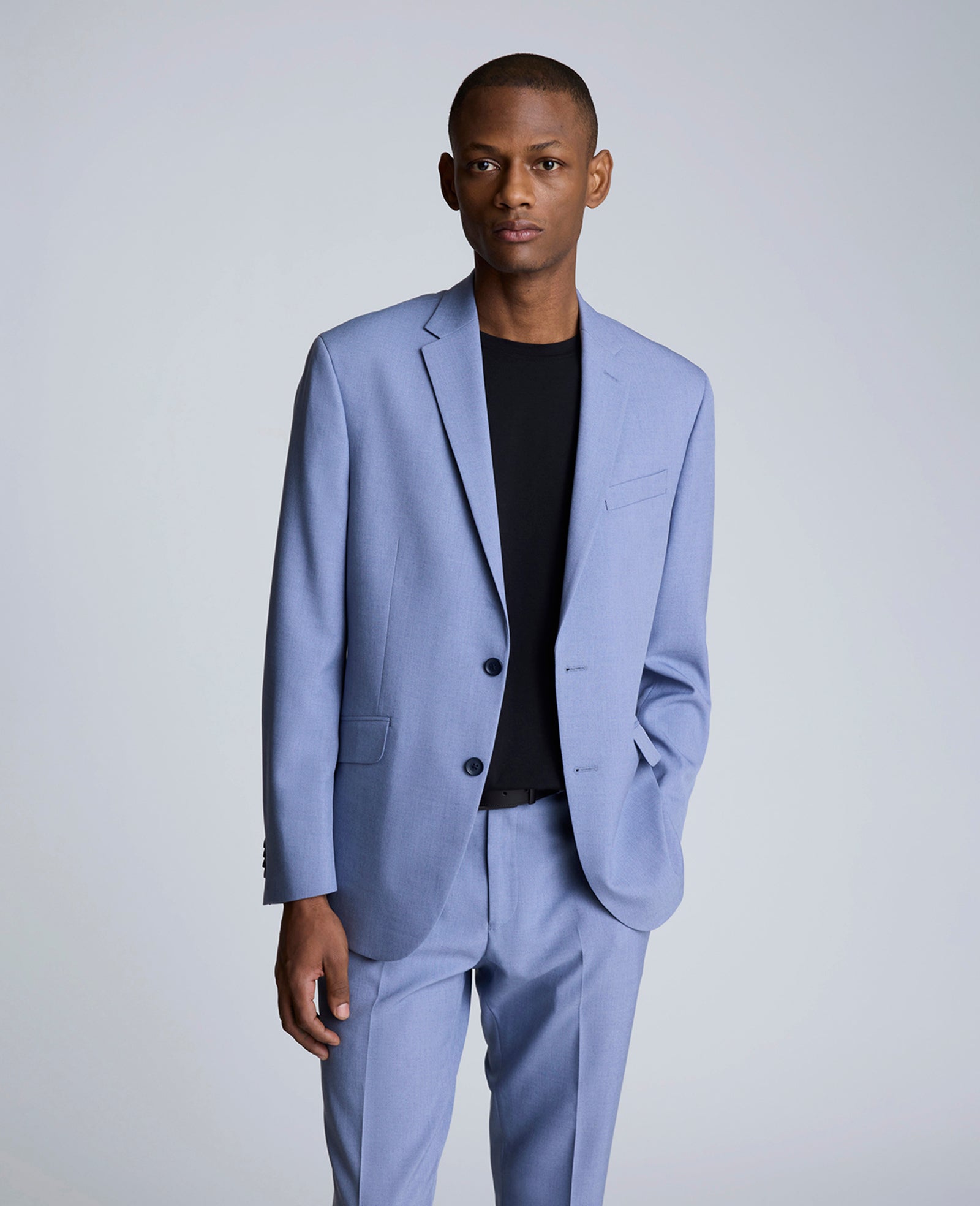 Ready Flex Slim Fit Nested Suit Light Blue