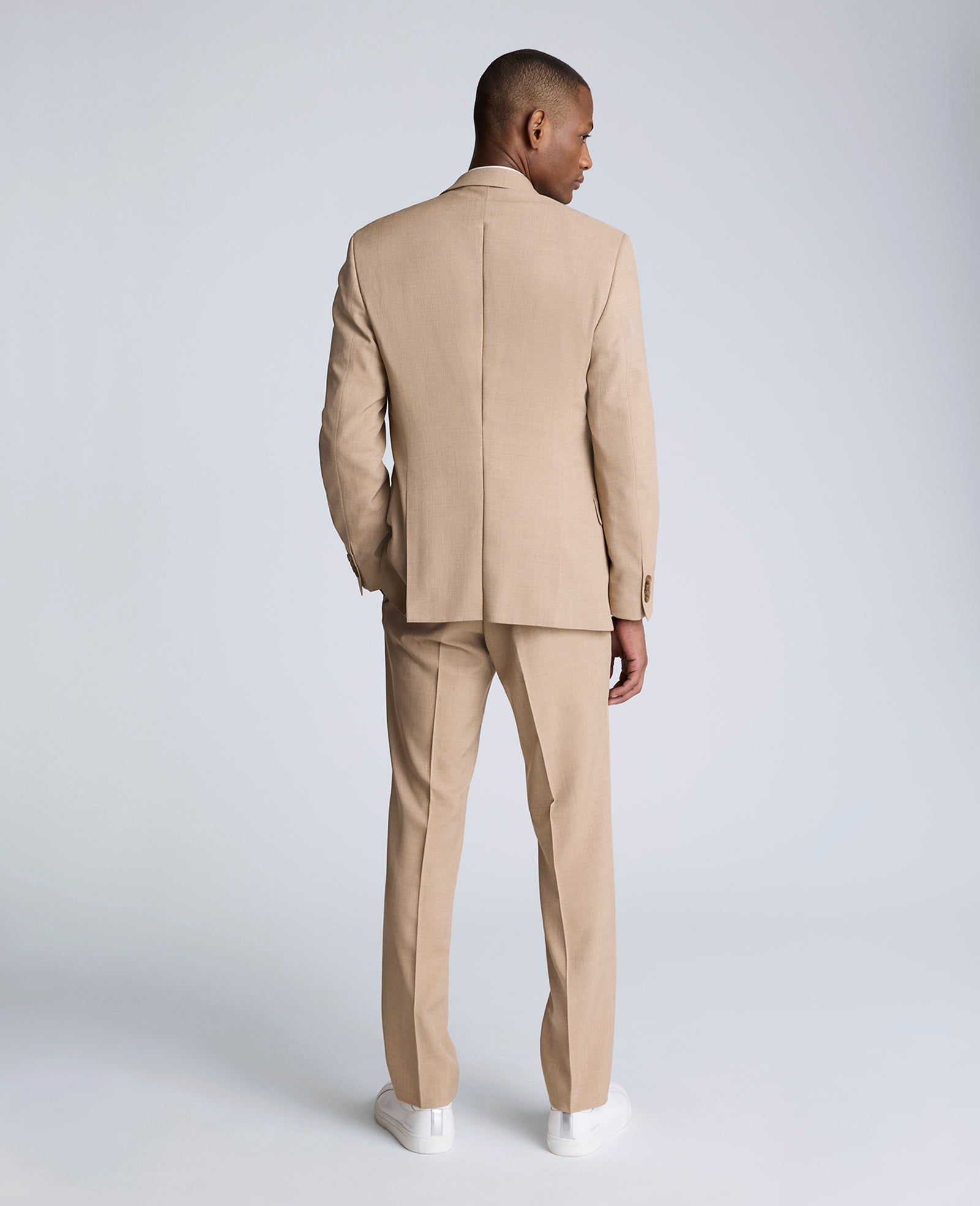 Ready Flex Slim Fit Nested Suit Tan