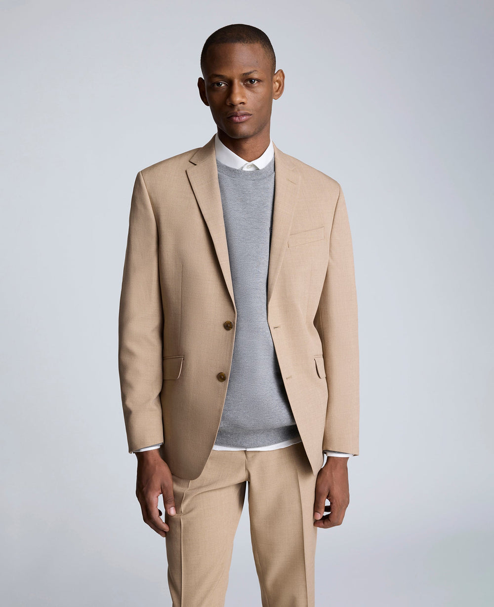 Ready Flex Slim Fit Nested Suit Tan