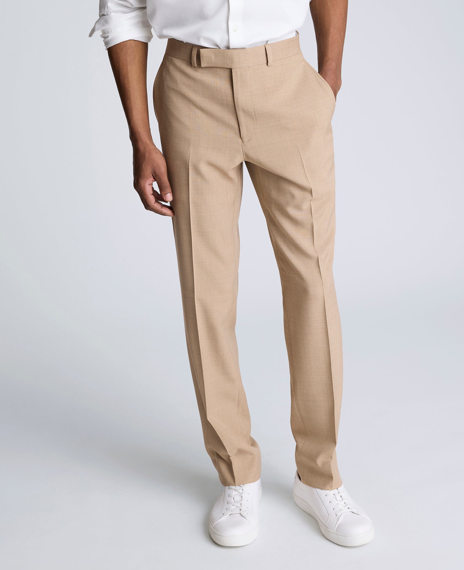Ready Flex Slim Fit Nested Suit Tan