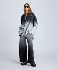 Gradient Dye Oversized Shirt Gradient Nik Wash