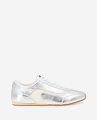Alma Leather Sneaker Silver Leather