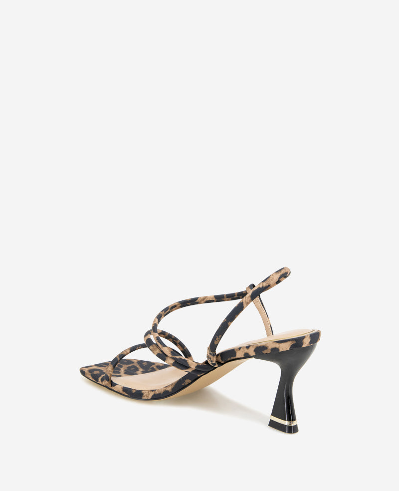 Dreama Leopard Print Strappy Heel Sandal Leopard