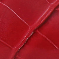 Meilani Embossed Croco Point Toe Slingback Cherry Croco